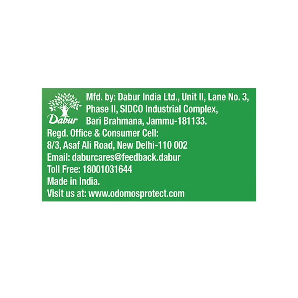 Dabur Odomos Naturals Non-Sticky Mosquito Repellent Cream – 100 gm | DEET-Free | Skin-Friendly Herbal Protection | Safe for Kids & Adults