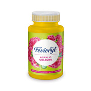 Fevicryl DIY Self Painting Art of India Kit & Pidilite Acrylic Colour, Yellow Chrome Acrylic Paint, 500 ml