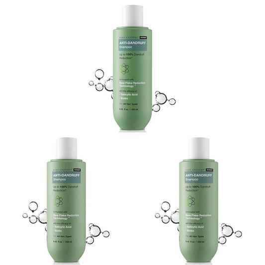 Bare Anatomy Anti-Dandruff Shampoo | Up To 100% Dandruff Reduction | ZPTO-Free | pH 5.3 | Salicylic Acid, Piroctone Olamine & Biotin | Non-Drying Formula | For Strong, Smooth Hair | Unisex