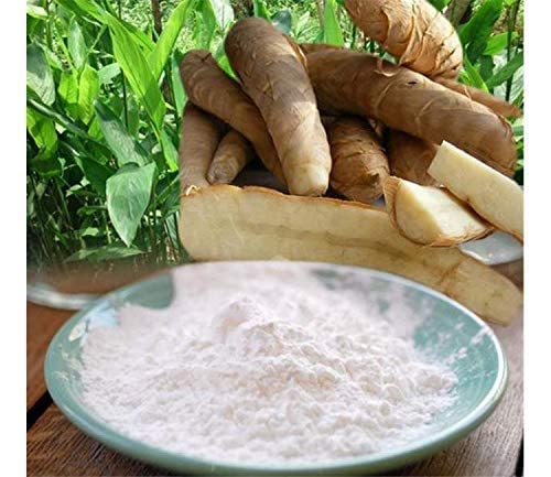 NatureVit Arrowroot Powder 1kg | Natural Thickener & Binding Agent | Gluten Free & Easily Digestible Flour | Ideal for Fasting & Cooking
