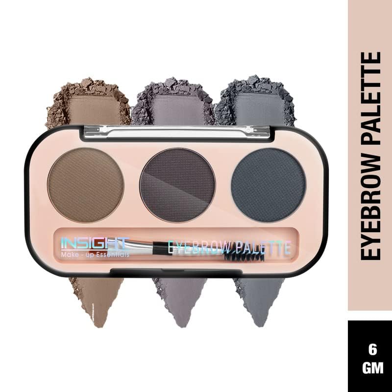 INSIGHT Eyebrow Palette | Smooth Texture | Water Resistant | Good Intensity|Buildable Color |Easy To Blend |Fine Milled Powder|Multicolor-6g
