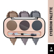 INSIGHT Eyebrow Palette | Smooth Texture | Water Resistant | Good Intensity|Buildable Color |Easy To Blend |Fine Milled Powder|Multicolor-6g