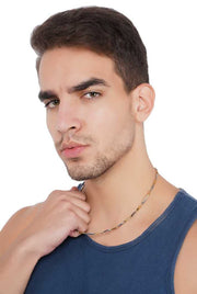 ASTRODIDI Gold and Silver Plated Pure Stainless Steel Chain | Stylish Boys, Girls, Mens and Women Chain Looking Elegant Neck Chain