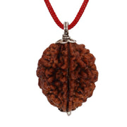ASTRODIDI 2 Mukhi Ruraksha Two Face Pendant Mantra Siddha and Certified
