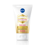 NIVEA Luminous Even Glow 2% AHA Face Wash | Oil-Free Cleanser with Aloe Vera & Guarana Extracts | Deep Cleansing Face Wash for Oily, Normal & Sensitive Skin | Exfoliating Brightening Face Cleanser for Women & Men | 100ml