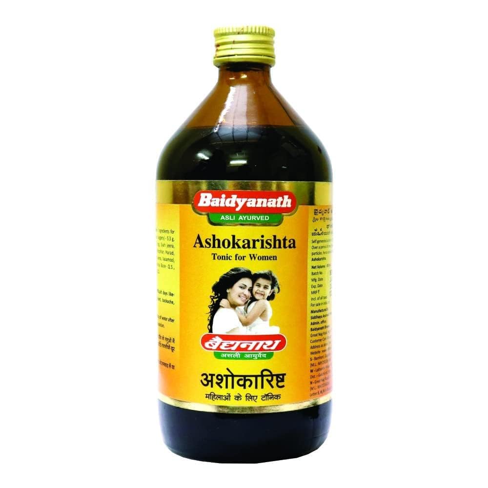 Baidyanath Asli Ayurved Ashokarishta Tonic for Women | Support Women Health - 450 ml