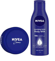 NIVEA Crème 200 ml + Body Milk Lotion 75 ml (275 ml)