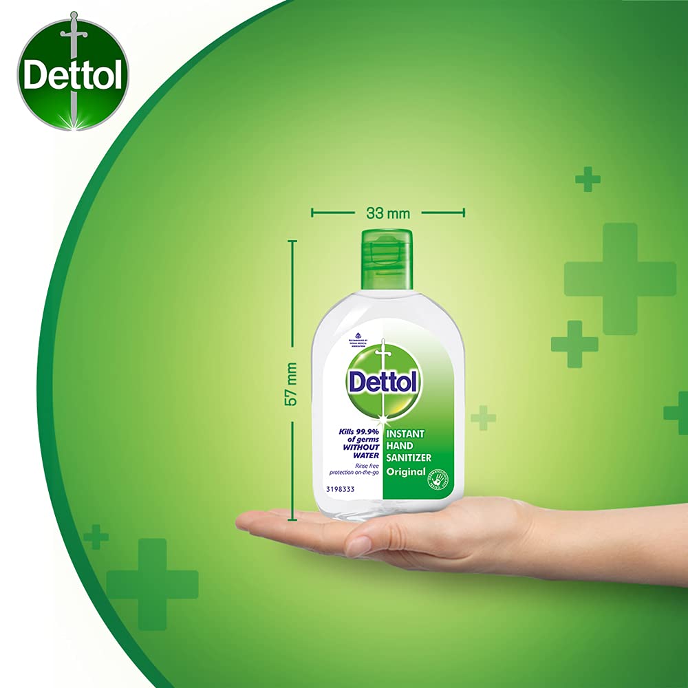 Dettol Original Germ Protection Alcohol based Hand Sanitizer, 110ml, Pack of 4