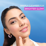 NIVEA Luminous Pearl Rucinol - Bubble Foaming Face Wash for Brighter Glow, 100 ml | Cleanses, Brightens, Unclogs Pores & Hydrates | Removes Make Up | For oily, dry & sensitive skin | Men & women