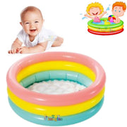 Toy Imagine™ 2 ft Swimming Pool for Kids Small Size for 0 to 2 Years | Inflatable Round Ring Baby Bathing Tubs for Kids | Pool Indoor & Backyard, Garden.