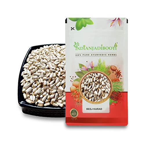 IndianJadiBooti Beej Karad-Karad Seeds-Safflower Seeds-Kusum Beej-Beej Karar, 100 Grams