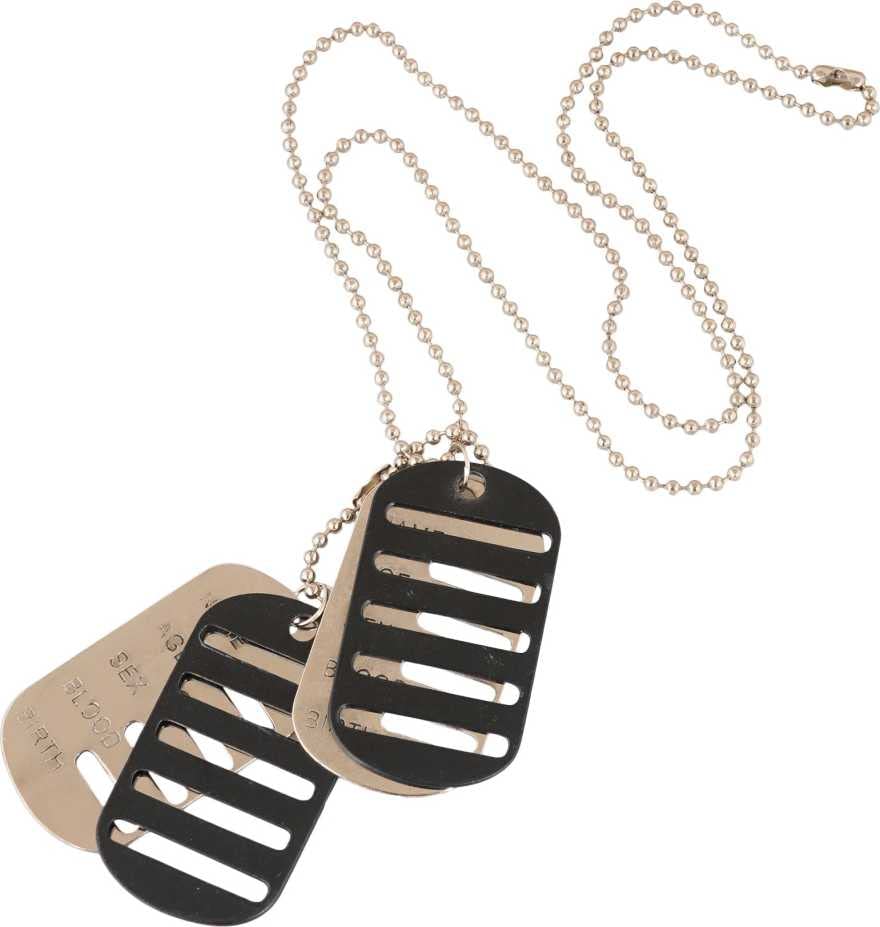 ASTRODIDI Stylish Trending Look Silver and Black Pendant with Chain For Girl and Boys