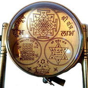 RUDRADIVINE Brass Tortoise Meru Vastu Yantra with 91 Pyramid Yantra