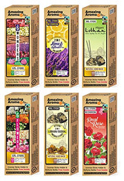 Parag Fragrances Natural Champa Incense Sticks of 250gm Agarbatti with 2pc Perfumes and 1pc Incense Holder/Natural Fragrance & No Charcoal Incense Sticks for Pooja & Home Fragrance