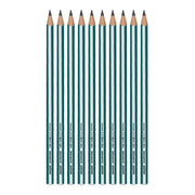 Hauser Darkies Super Dark Graphite Pencils | 2.4 mm Lead | Jumbo Dust Free Eraser | 20 Pencils | Super Dark Lines | Lightweight With Comfortable Grip | 10 Pencils x 2 Box
