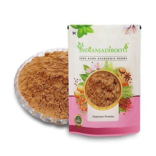 IndianJadiBooti Pure Vijaysar Powder (Indian Kino) | Raw Herbal Churna for Metabolic Wellness, Weight Management, Detox & DIY Skin Care, 400 Grams
