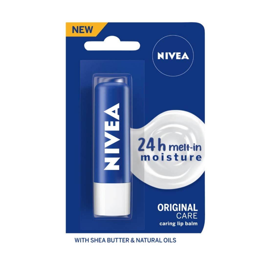 NIVEA Lip Balm, Fruity Blackberry Shine And NIVEA Lip Balm, Essential Care,4.8 g (Pack of 1)