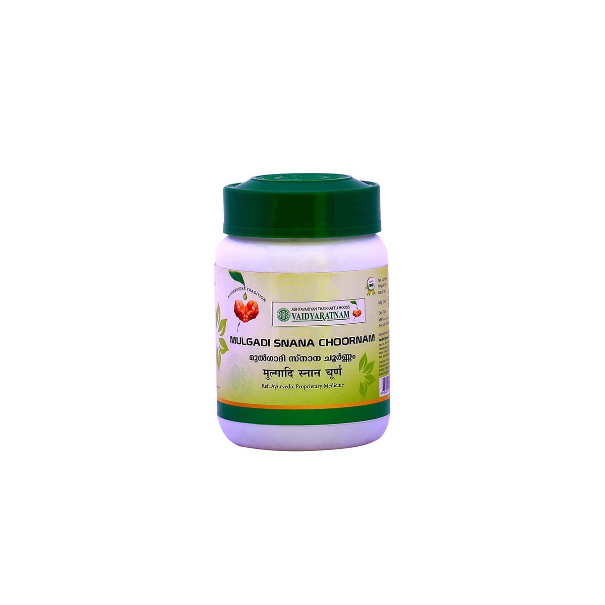 Vaidyaratnam Mulgadi Choornam 100gm Bathing Powder
