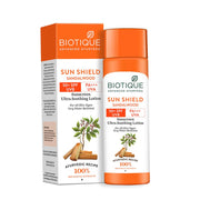 Biotique Bio Sandalwood 50+ SPF UVA/UVB Sunscreen Ultra Soothing Face Lotion Water Resistant, 190ml