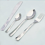 Parage 24 Pieces Premium Stainless Steel Cutlery Set, Home & Kitchen with Gift Box (6 Pieces Each Table Spoons, Table Forks, Tea Spoons, Butter Knife) with Leatherite Box