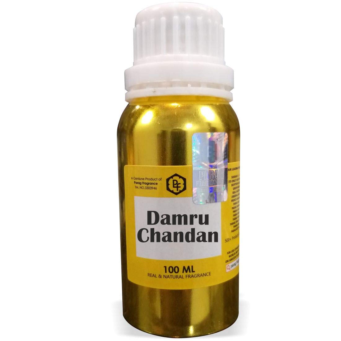 Parag Fragrances Damru Chandan Attar 100ml (Alcohol Free Attar For Men) Perfume Oil | Scent | Itra