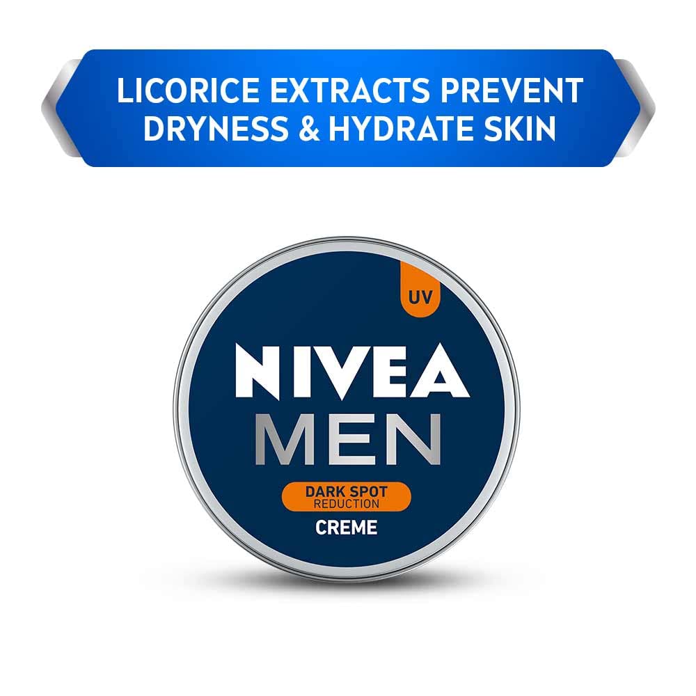 Nivea Fresh Ocean Deodorant for Men, 150 ml & NIVEA Men Crème, Dark Spot Reduction, Non Greasy Moisturizer, Cream with UV Protect, 75 ml