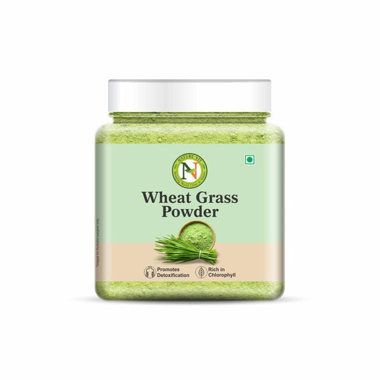 NatureVit Wheatgrass Powder 100g | Alkalizing Superfood Rich in Chlorophyll, Fiber & Antioxidants | Vegan, Non-GMO, Gluten-Free | Detox & Energy Booster