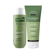 Bare Anatomy Anti-Dandruff Shampoo & Conditioner Combo | Up to 100% Dandruff Control Reduces Dryness & Frizz | For All Hair Types | 250ml + 175gm