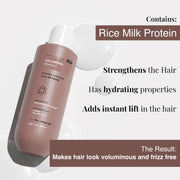 Bare Anatomy Volumizing Shampoo & Hair Mask Combo | Up to 24 Hr Volume | Peptides & Rice Protein Milk | 250ml + 250g