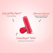 Biotique Natural Makeup Magikisses Lip Balm, Merry Cherry Red, 1 count