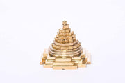 RUDRADIVINE Brass meru Shree Yantra 2x2 Inch for Success FULFILMENTS Enormous Wealth Luck Power Prosperity Correcting VAASTU DOSH Financial Stability Brass Meru Shree Yantra (2x2 inch 125gram)