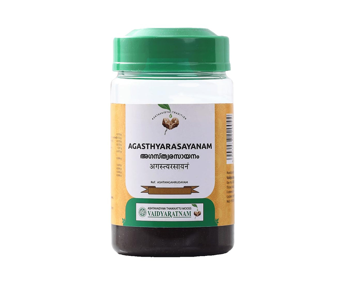 Vaidyaratnam Agasthyarasayanam - 250 gm, Natural Relief for Cough & Breathlessness | Natural Cough Remedies