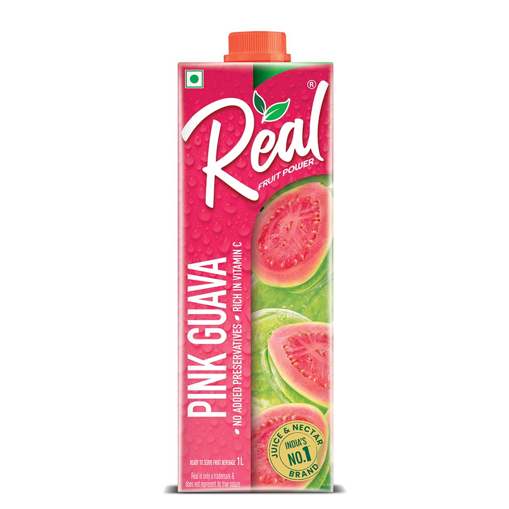 DABUR Real Pink Guava With No Added Preservatives And Artifical Colours -1 L
