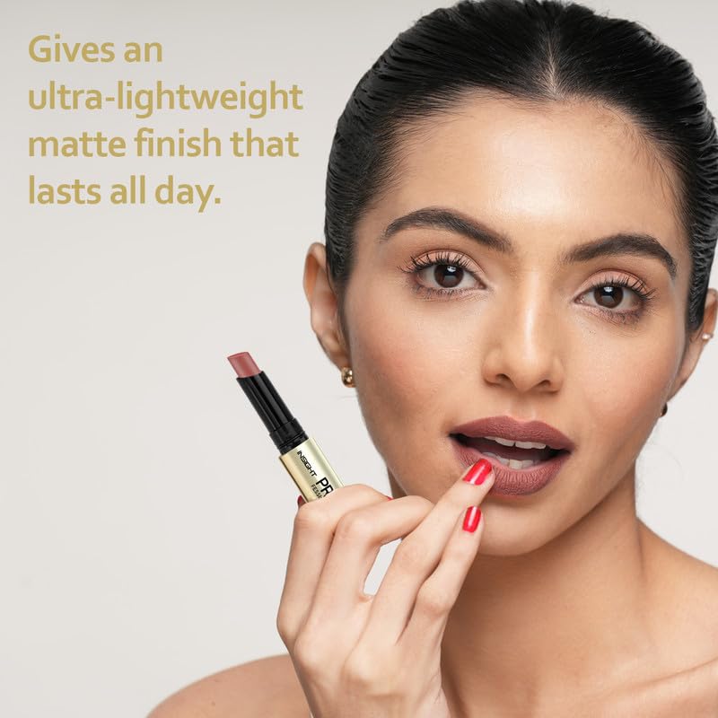 INSIGHT Professional Air Matte Lipstick | Smooth Finish | All Day Comfort | Infused with Rosehip Oil and Avocado Butter | One Swipe Color - (Mulan) (3g) (Pack of 2)