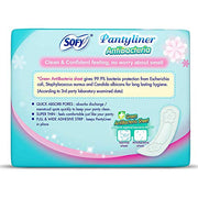 Sofy Antibacteria | Women Pantyliners | 36 liners | Prevents Spotting | Feel Clean & Dry | Hygiene & Herbs | Ultra Thin