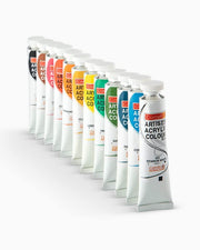 Camel Artist Acrylic Color Box 9ml tubes, 12 Shades (Pack of 2)