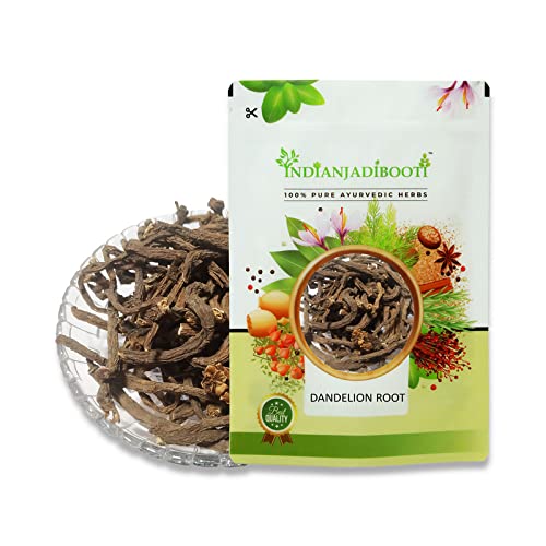 IndianJadiBooti Dandelion Roots | Pure Dried Singhparni Jad | Natural Liver Detox Tea Herb | 100% Raw & Unpolished Botanical | Supports Daily Wellness | Premium Veda Pack250 Grams Pack