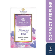 Yardley London Morning Dew Deo 150ml+Morning Dew Perfume 100ml +Morning Dew Compact Perfume, 18ml