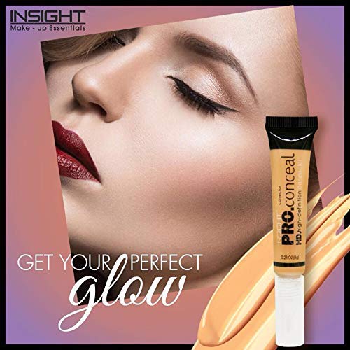 INSIGHT HD Conceal Concealer for Everyday Use | Matte Finish | Medium to Full Coverage - Golden Sand (8g)
