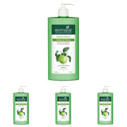 Biotique Green Apple Shine & Gloss Shampoo & Conditioner| Promotes Healthy, Shiny and Glossy Hair | Nourishes Scalp | Makes Hair Soft & Smooth |100% Botanical Extracts| All Skin Types | 650ml