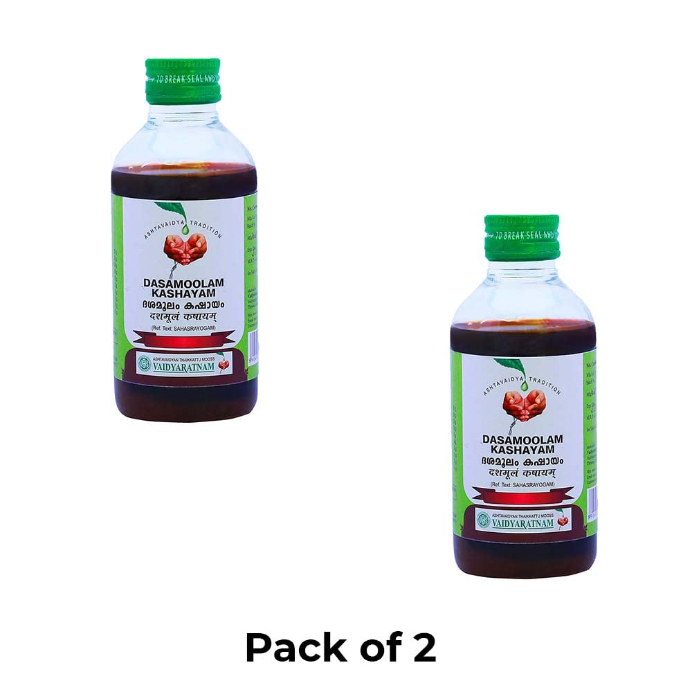 Vaidyaratnam Dasamoolam Kashayam 200 ml (Pack of 2)
