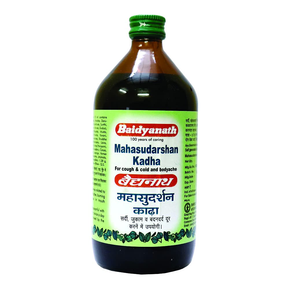Baidyanath Asli Ayurved Mahasudarshan Kadha - 450 ml (Pack of 2)
