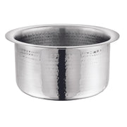 Vinod – Claro Heavy Gauge Stainless Steel Hammered Tope, 1.5 mm – Capacity 3 Liter