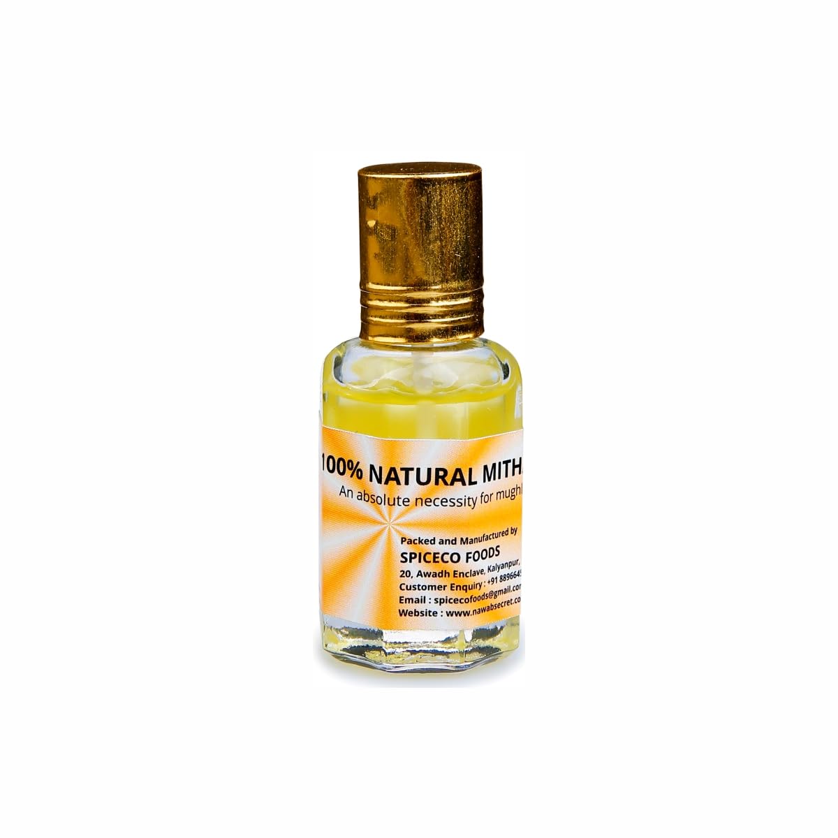 Nawab's Secret Mitha Attar/Keora Essence, 10ml for Biryanis, Korma, curry etc and Deserts, Milk shake etc. A drop to transform your dish from ordinary to extraordinary