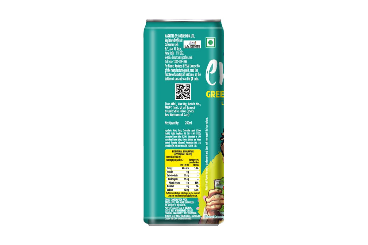 Dabur Real Cheers Green Apple Mojito - 250ml | Premium Cocktail Mixer for Home Bars, Parties & Gifting | Refreshing Green Apple, Lime & Mint flavour | Perfect for Mocktails & Party Drinks