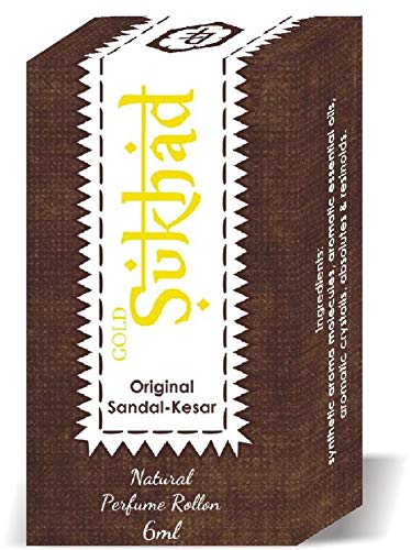 Parag Fragrances Gold Sukhad (Sandal-Saffron) Edition 1 Most Famous Attar Oil, Best Long Lasting Attar For Unisex, 6ml - Sandalwood