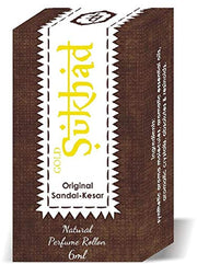 Parag Fragrances Gold Sukhad (Sandal-Saffron) Edition 1 Most Famous Attar Oil, Best Long Lasting Attar For Unisex, 6ml - Sandalwood