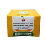 Vaidyaratnam Sapthasaram Kashaya Tablet (100 Tabs)
