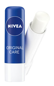 NIVEA Lip Balm, Fruity Blackberry Shine And NIVEA Lip Balm, Essential Care,4.8 g (Pack of 1)