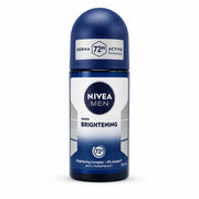 Nivea Men Brightening Complex Anti-Perspirant Roll On 50ml | 0% Alcohol Formula with 72H Sweat & Odor Protection | Brightening Underarm Care Deodorant for Men